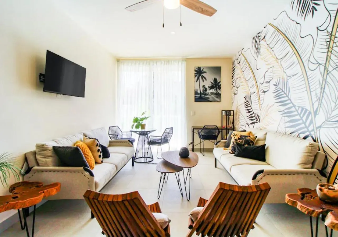 Akumal Bay, Planta Baja A Pasos De La Playa Apartman Mexikó